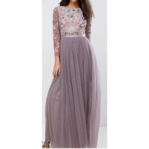 Needle & Thread Ditsy Scatter Tulle Gown Women’s Sz. 0